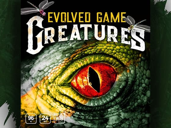 【効果音素材】Evolved Game Creatures Sound Effects Pack