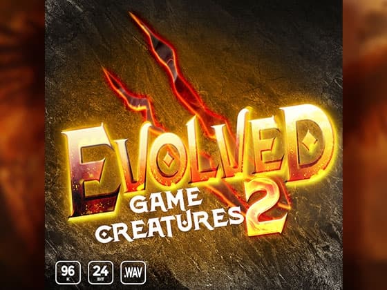 【効果音素材】Evolved Game Creatures 2 Sound Effects Pack